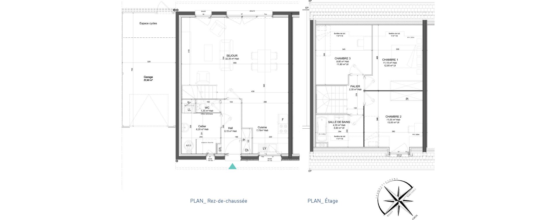Maison T4 de 91,20 m2 &agrave; Sainghin-En-Weppes Centre