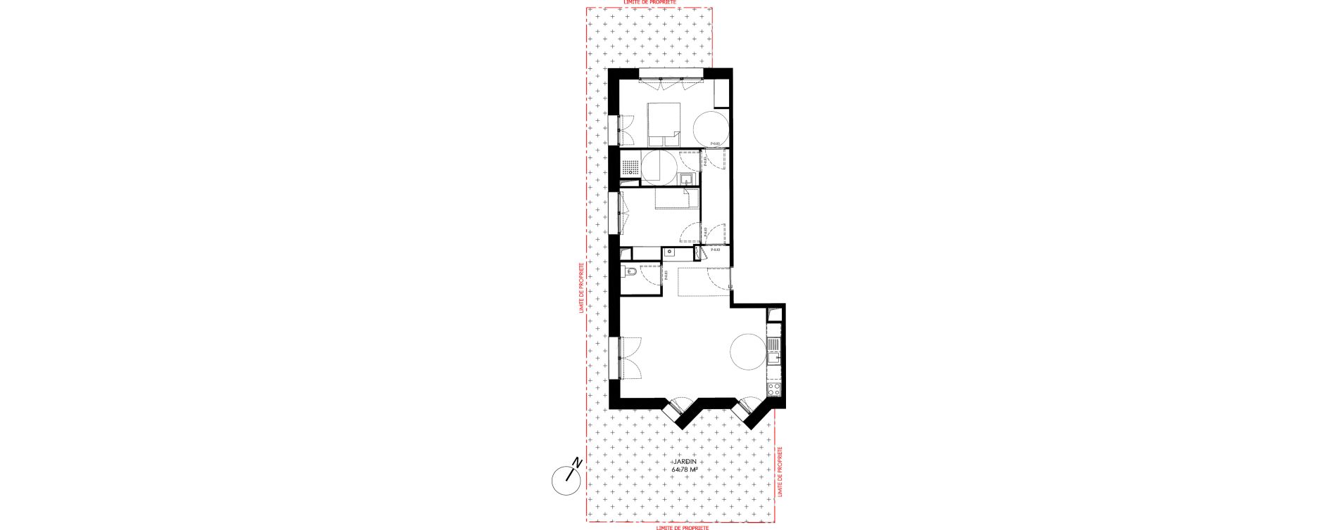 Appartement T3 de 70,32 m2 &agrave; Saint-Andr&eacute;-Lez-Lille Centre