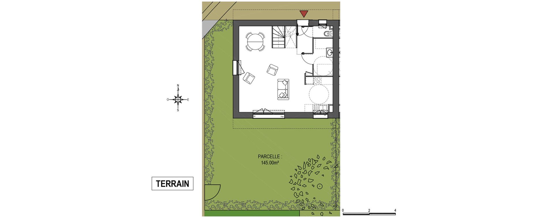 Maison T4 de 80,42 m2 &agrave; Tourcoing Brun pain - les francs