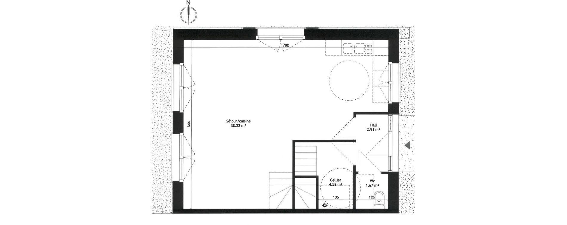 Maison T4 de 89,09 m2 &agrave; Wattignies Centre