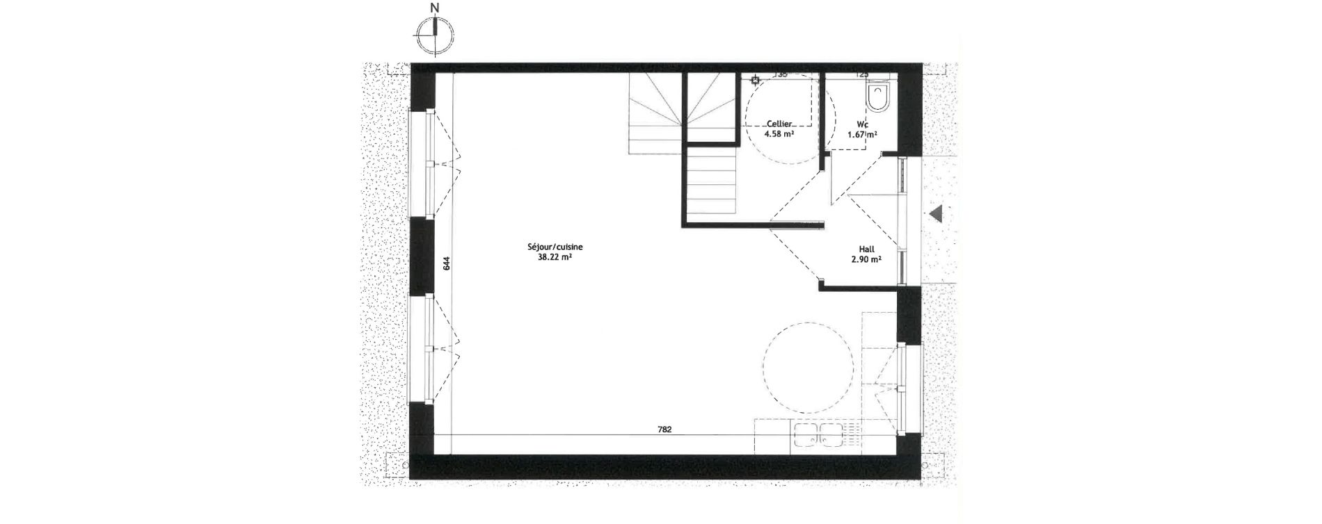 Maison T4 de 83,67 m2 &agrave; Wattignies Centre