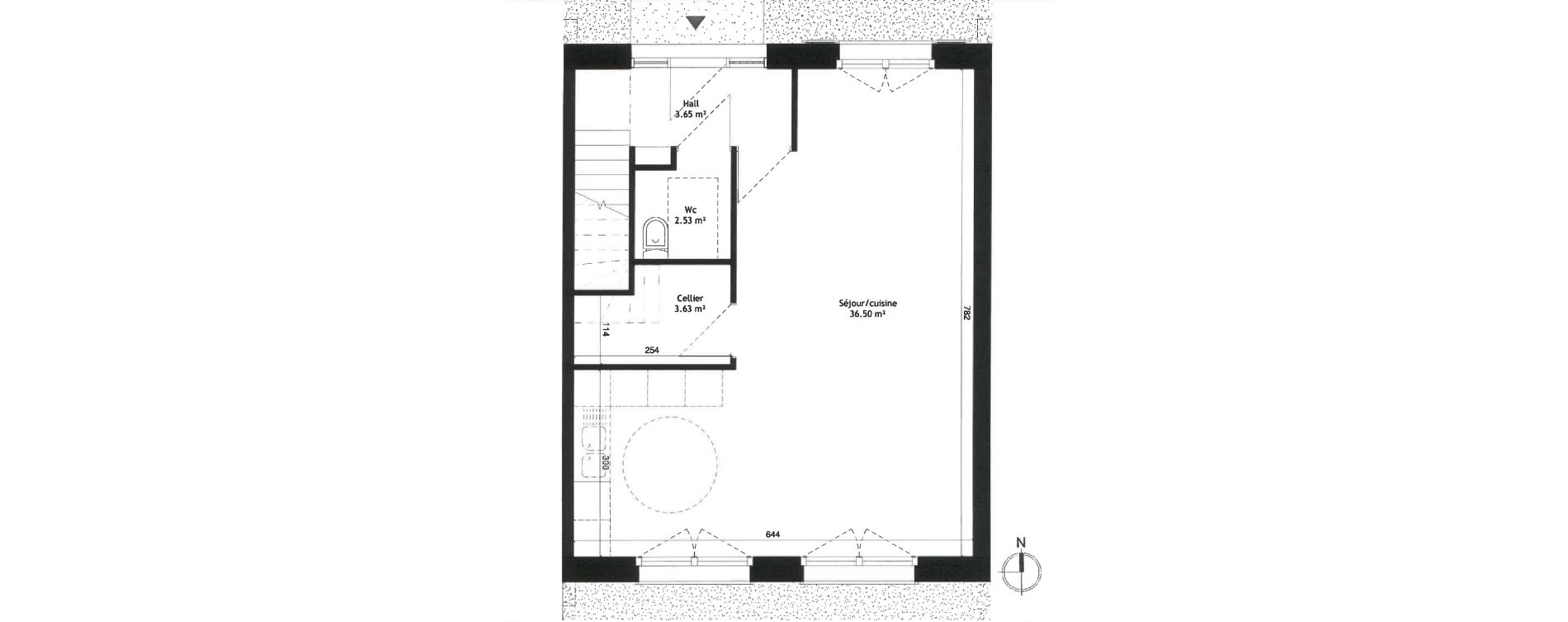 Maison T4 de 85,04 m2 &agrave; Wattignies Centre