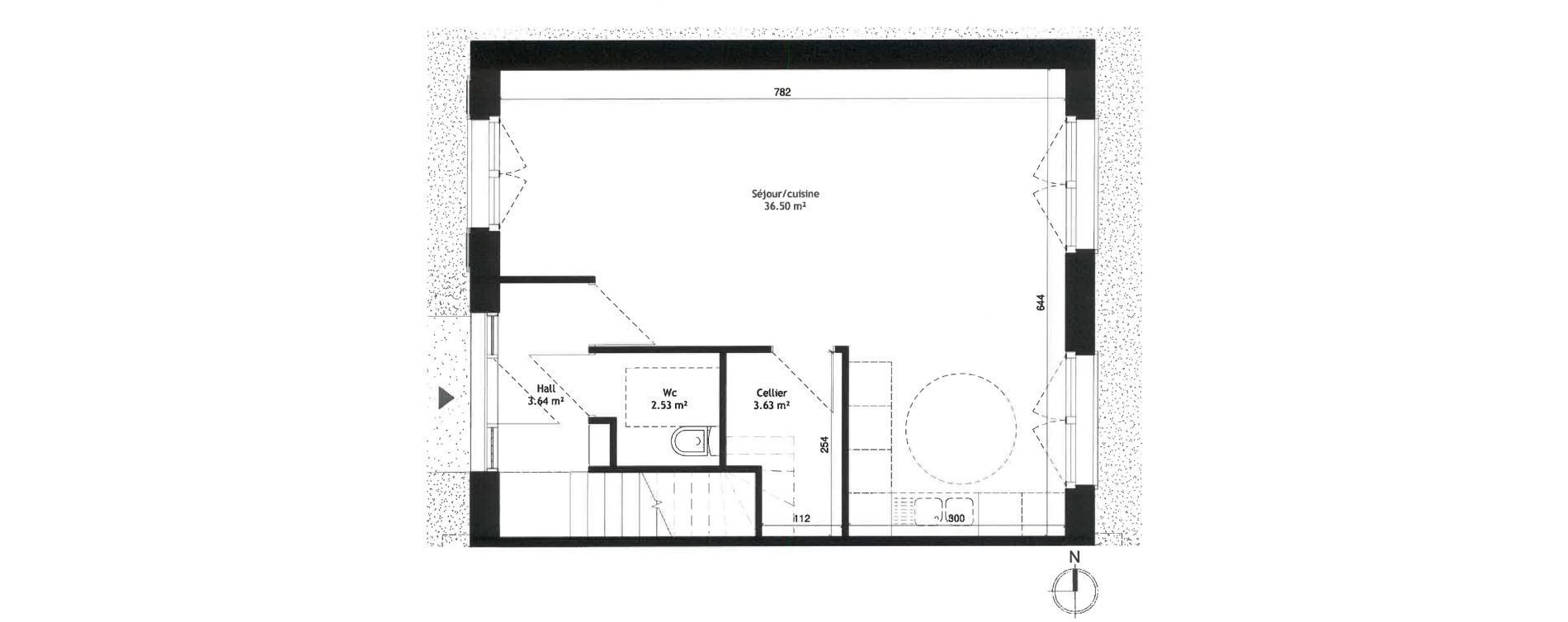 Maison T4 de 85,69 m2 &agrave; Wattignies Centre