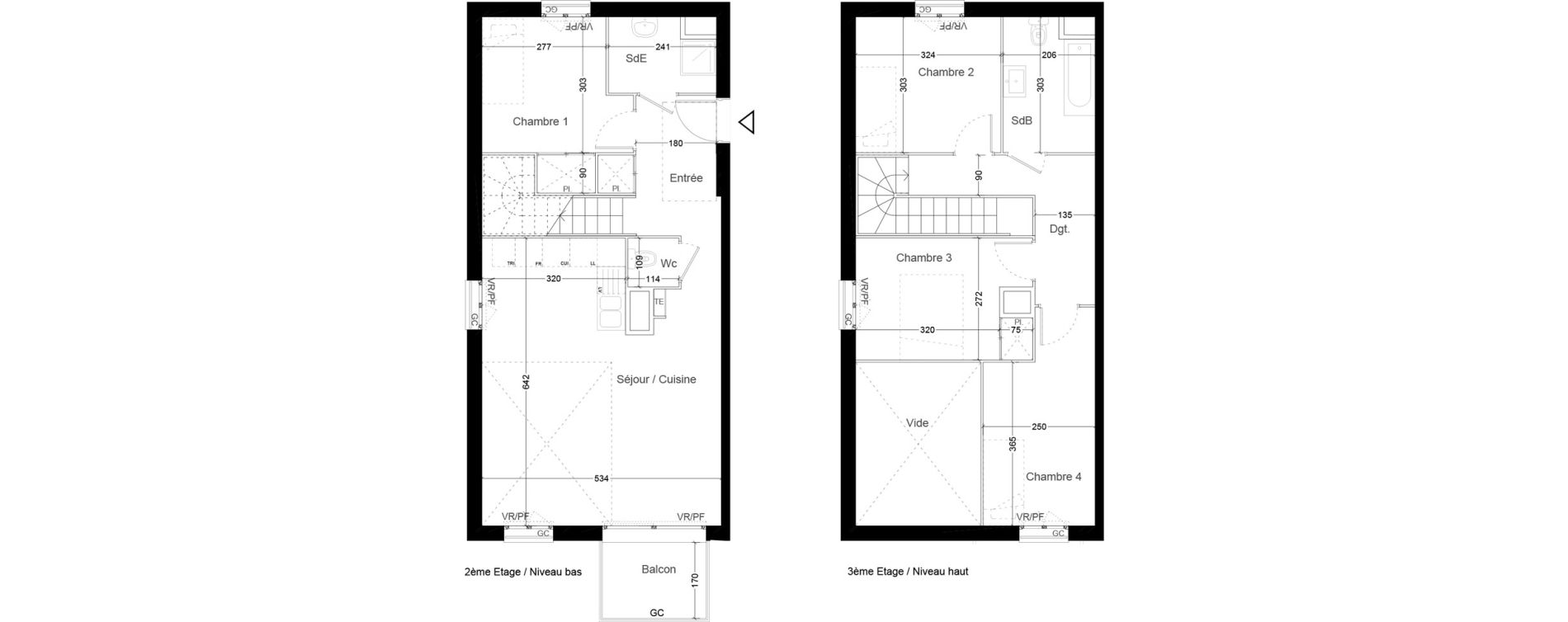 Appartement T5 de 97,60 m2 &agrave; Creil Centre