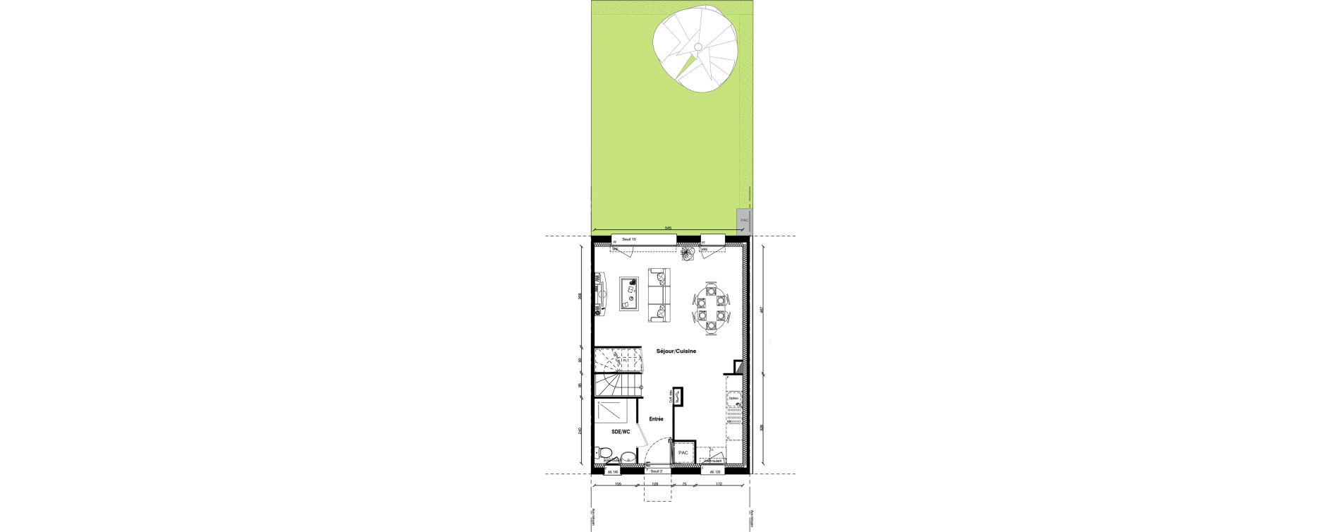 Maison T4 de 79,50 m2 &agrave; Creil Centre
