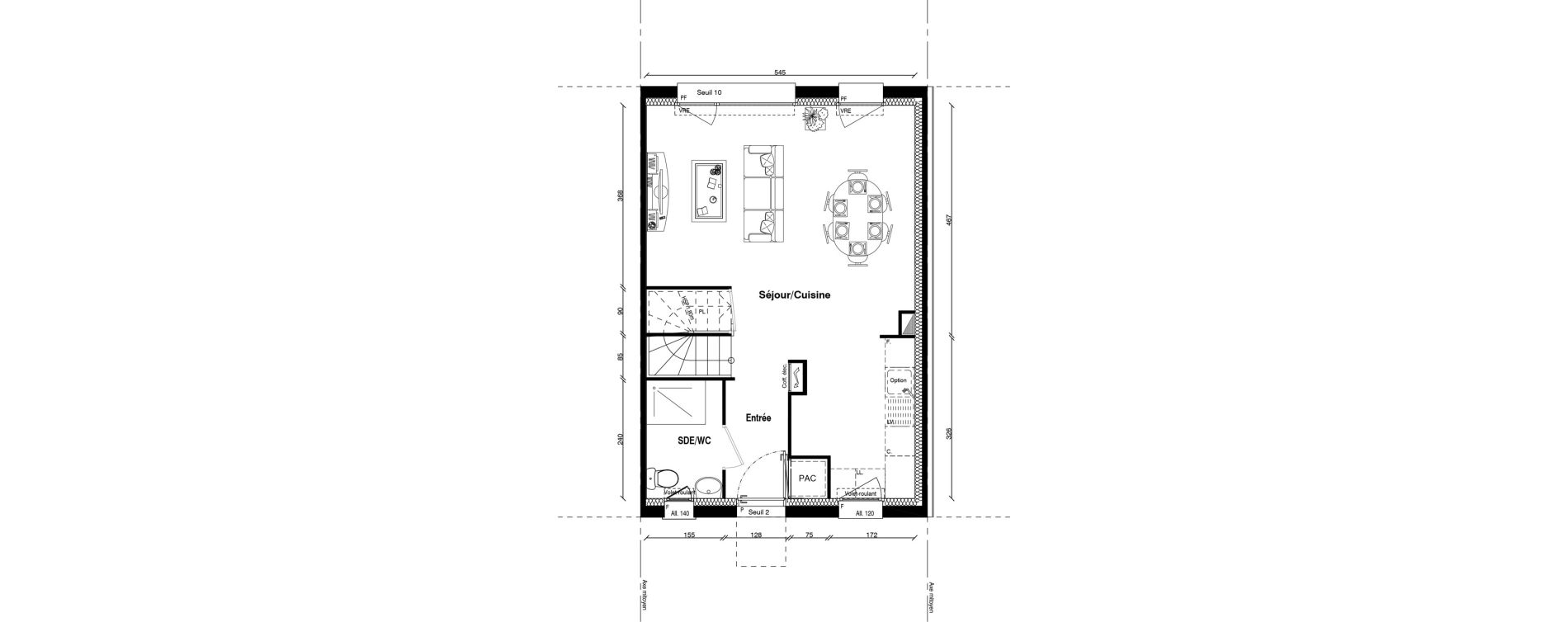 Maison T4 de 79,50 m2 &agrave; Creil Centre