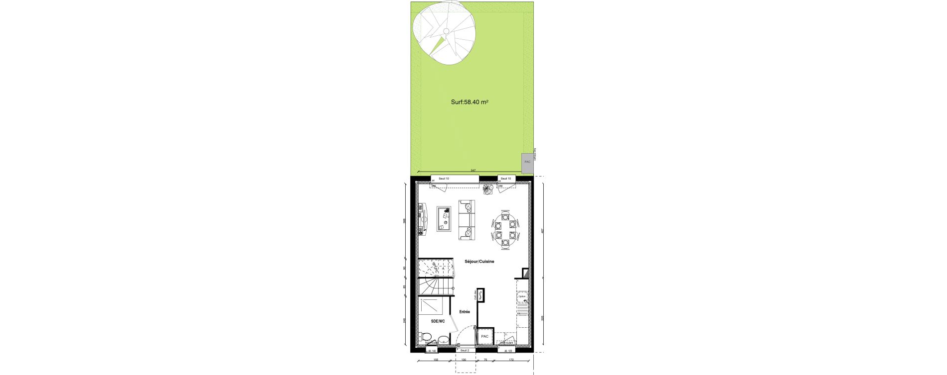 Maison T4 de 79,60 m2 &agrave; Creil Rouher