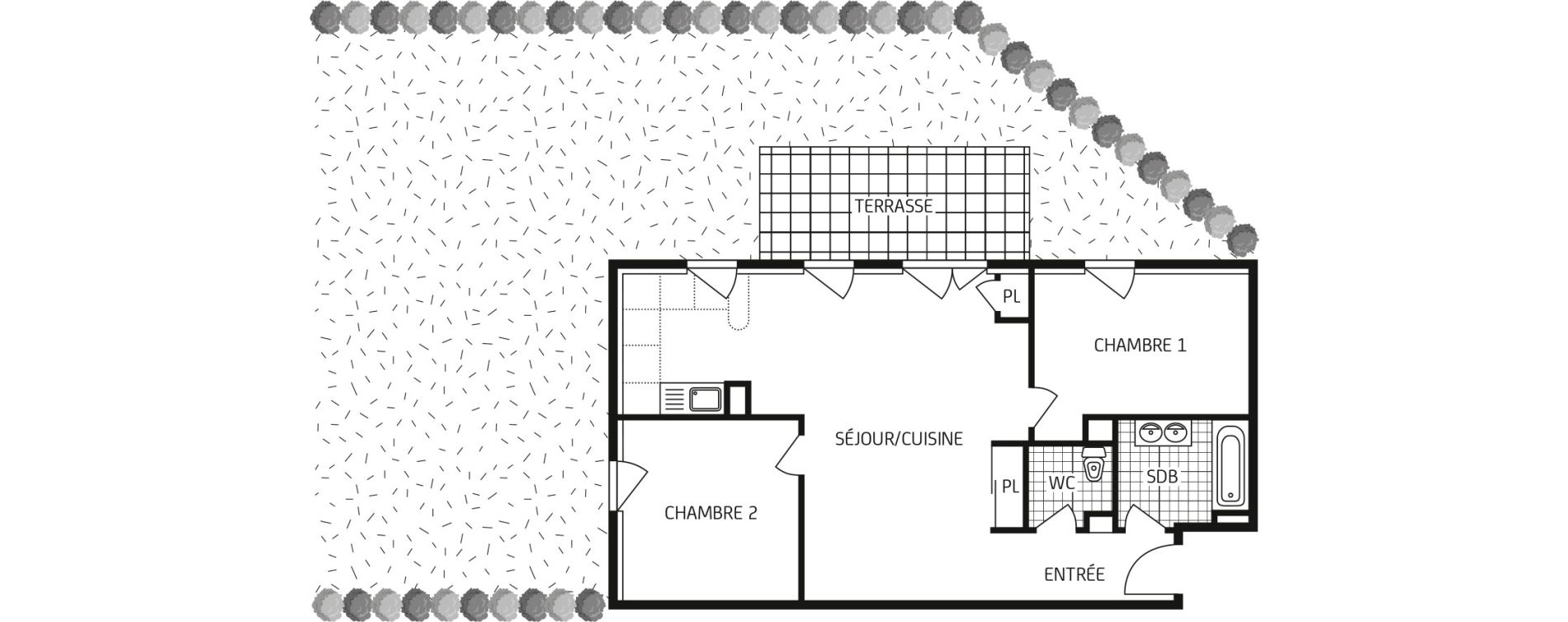 Appartement T3 de 65,34 m2 &agrave; Cr&eacute;py-En-Valois Centre
