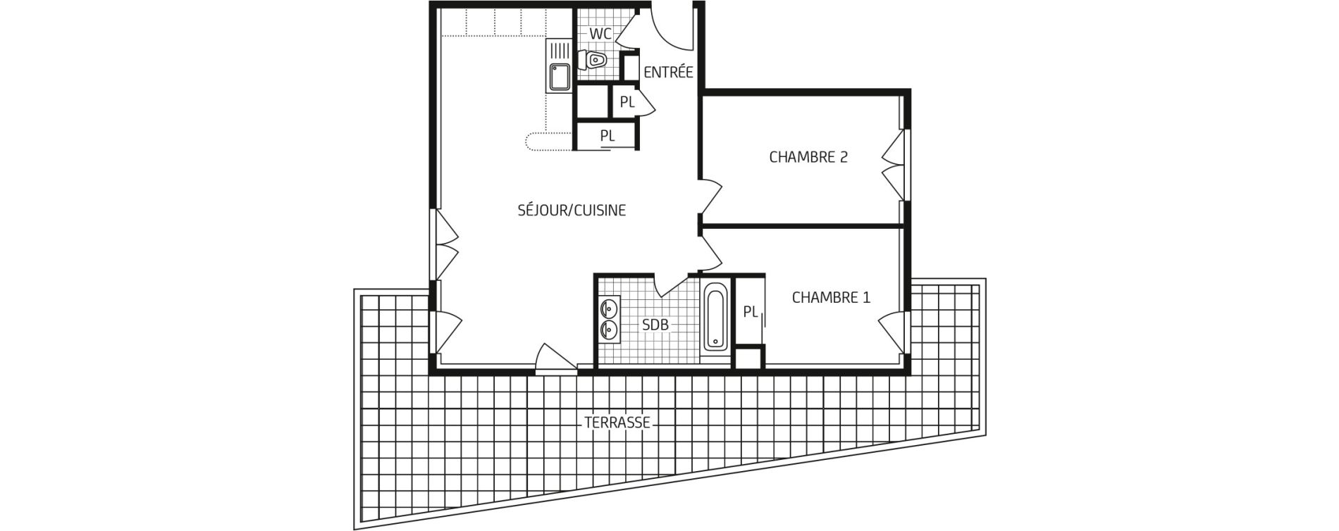 Appartement T3 de 65,31 m2 &agrave; Cr&eacute;py-En-Valois Centre
