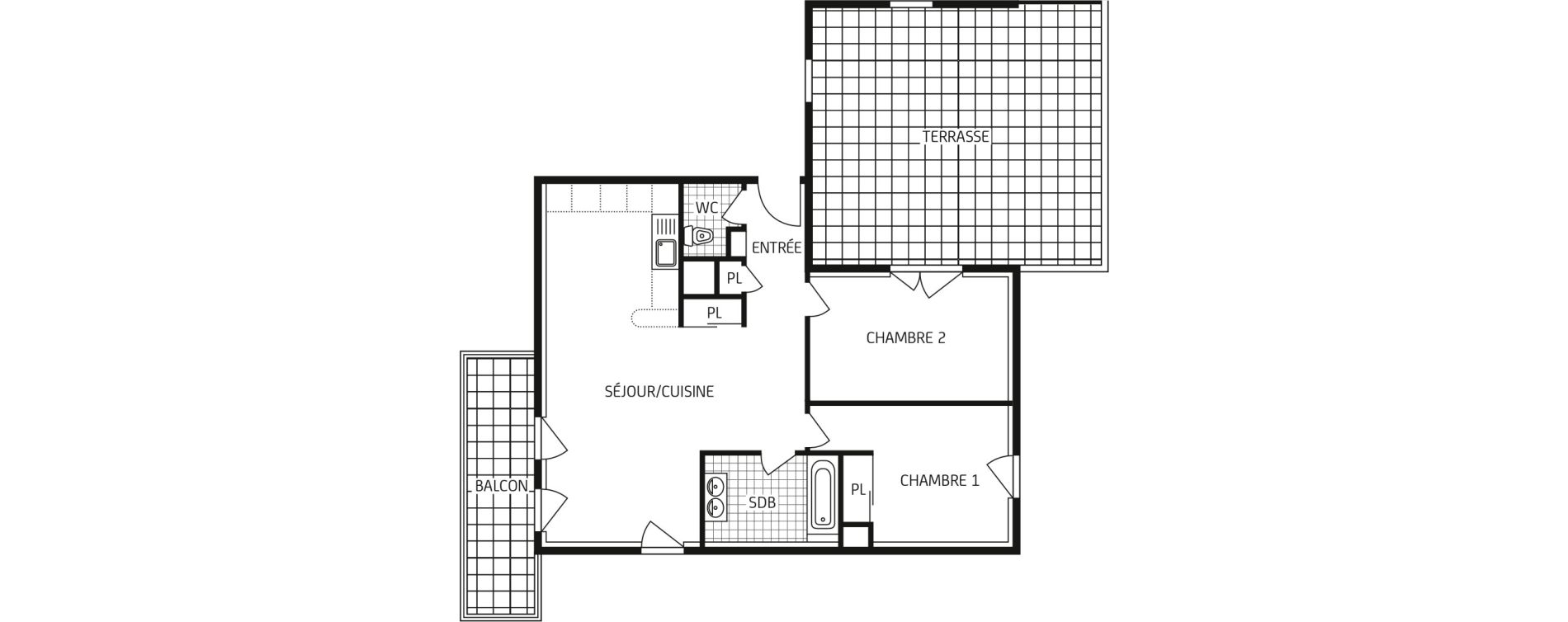 Appartement T3 de 65,22 m2 &agrave; Cr&eacute;py-En-Valois Centre