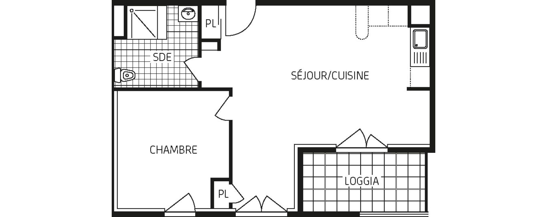 Appartement T2 de 47,40 m2 &agrave; Cr&eacute;py-En-Valois Centre
