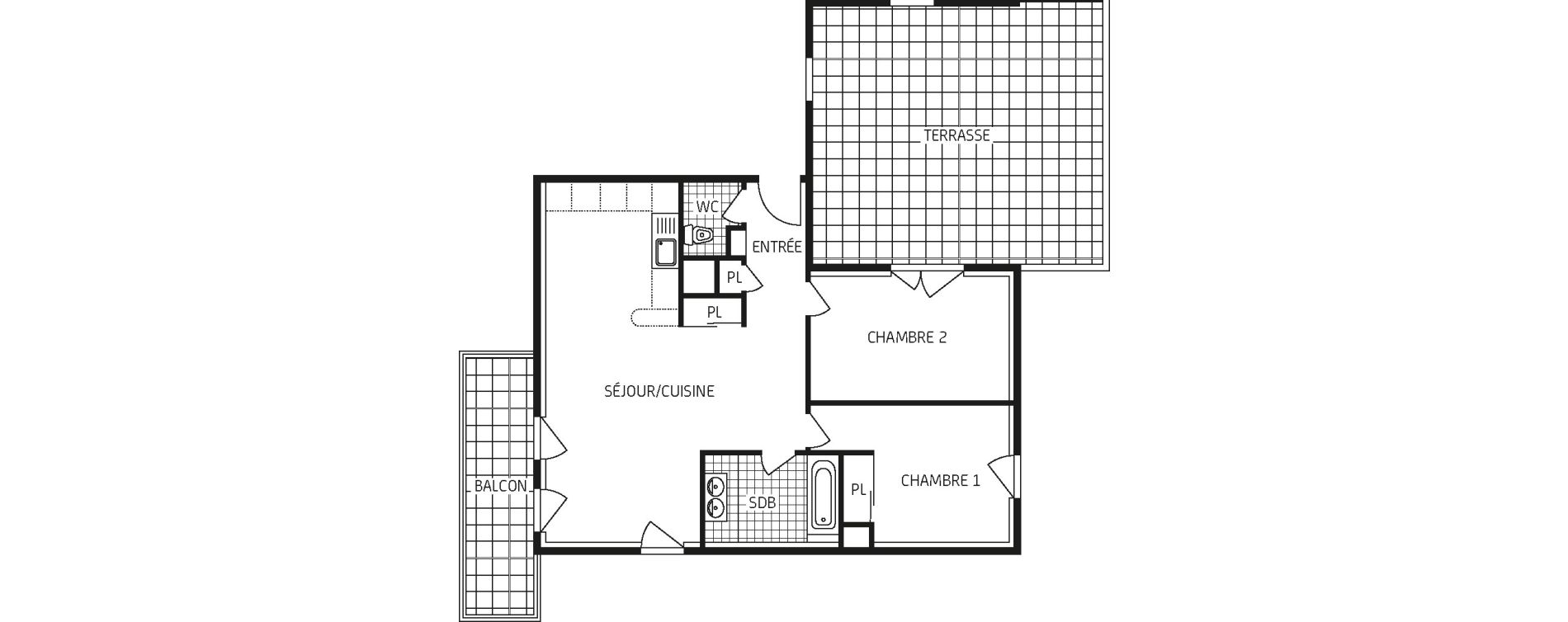 Appartement T3 de 65,22 m2 &agrave; Cr&eacute;py-En-Valois Centre