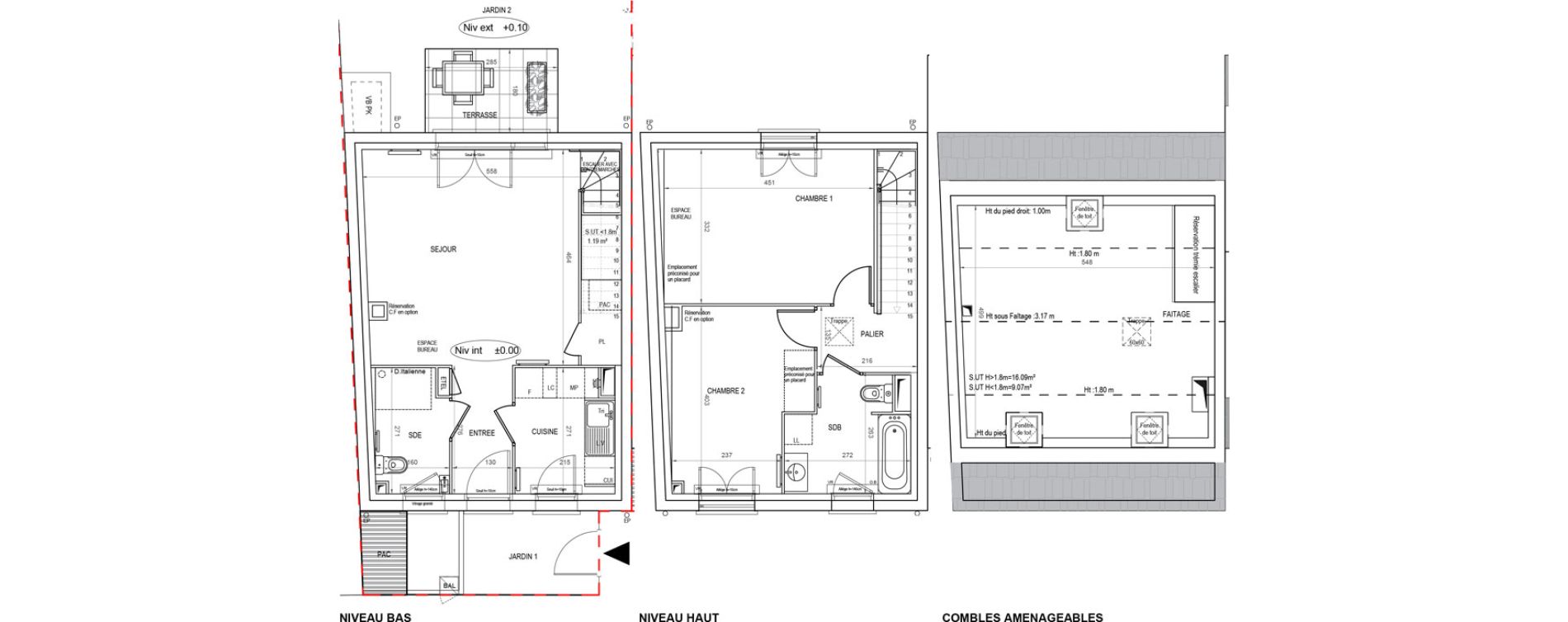 Maison T3 de 71,09 m2 &agrave; Gouvieux Centre