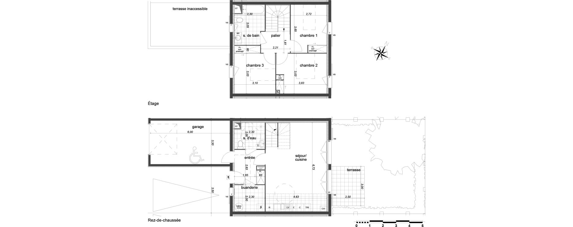 Maison T4 de 84,79 m2 &agrave; Margny-L&egrave;s-Compi&egrave;gne Margny les compiegne la prairie