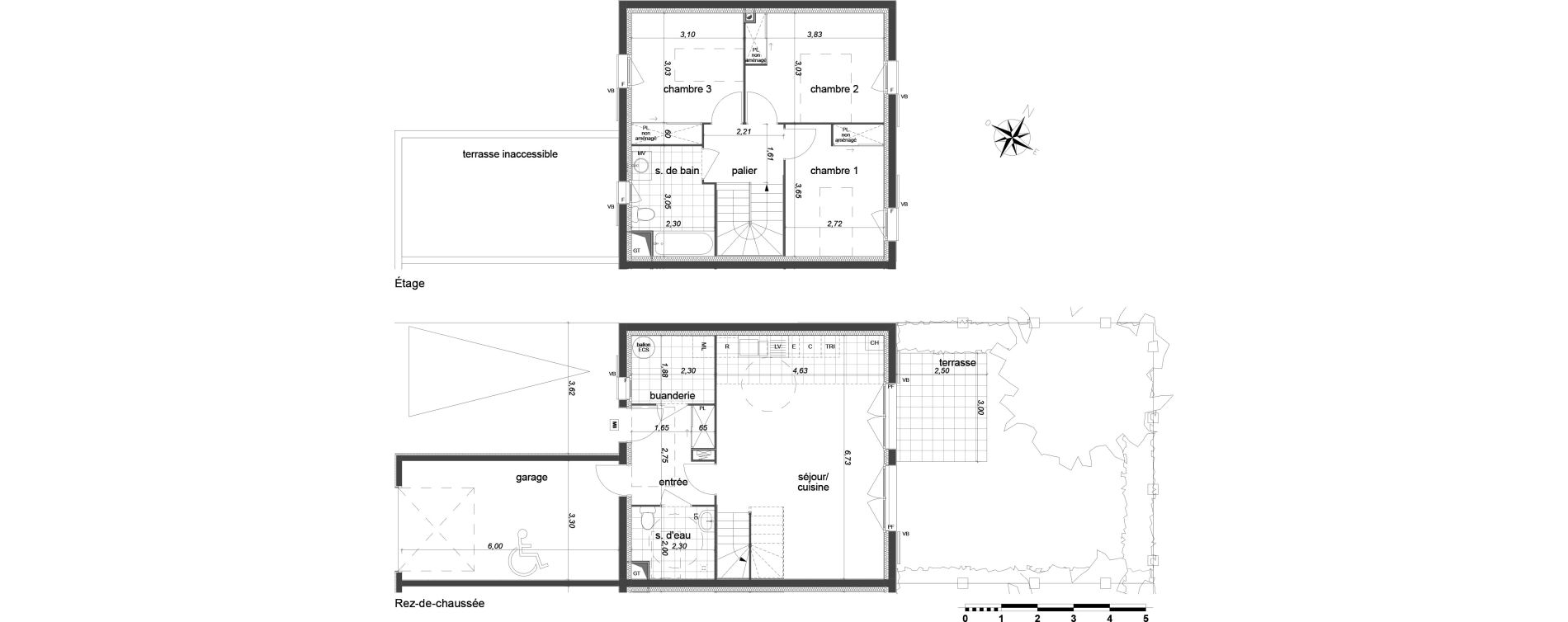 Maison T4 de 84,78 m2 &agrave; Margny-L&egrave;s-Compi&egrave;gne Margny les compiegne la prairie