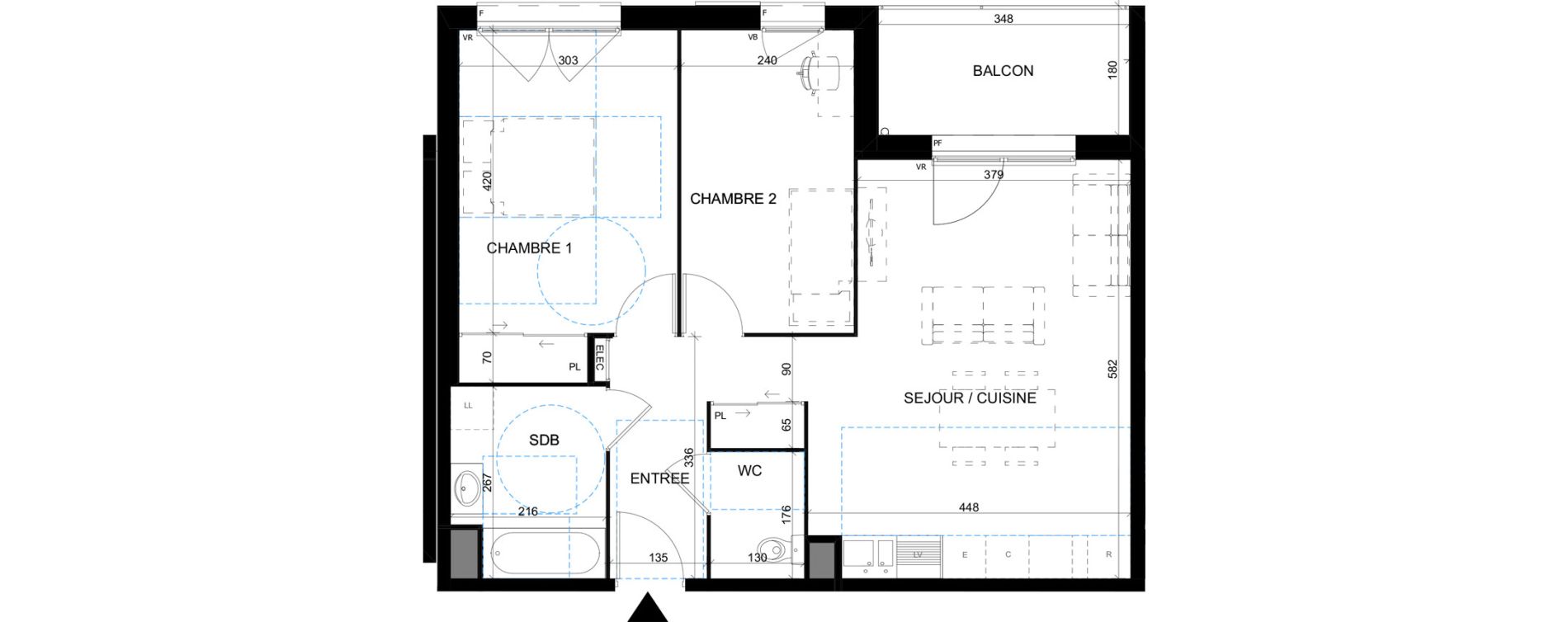 Appartement T3 de 62,50 m2 &agrave; Pont-Sainte-Maxence Pont ste maxence