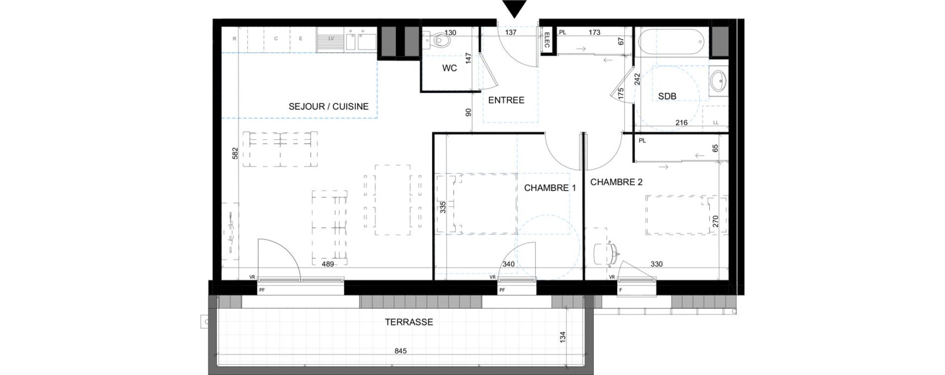 Appartement T3 de 65,34 m2 &agrave; Pont-Sainte-Maxence Pont ste maxence