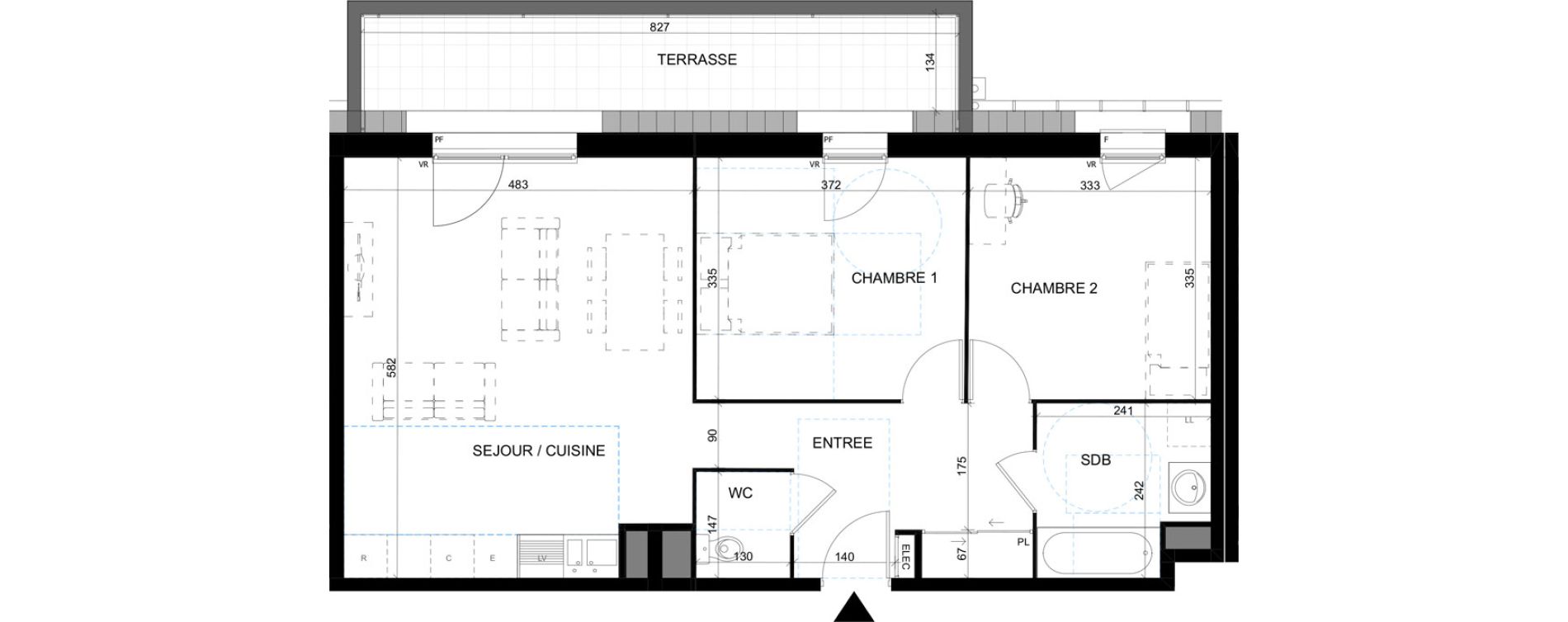 Appartement T3 de 67,15 m2 &agrave; Pont-Sainte-Maxence Pont ste maxence