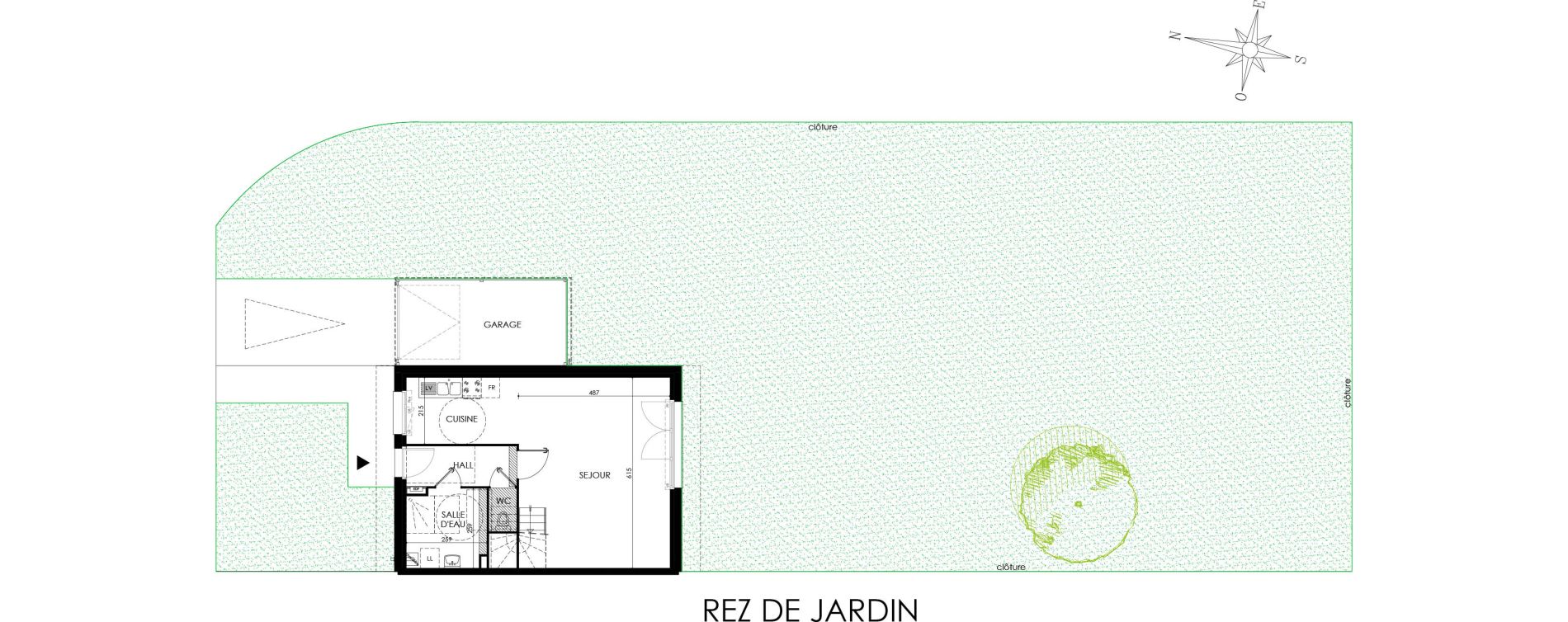 Maison T4 de 82,40 m2 &agrave; Rib&eacute;court-Dreslincourt Centre