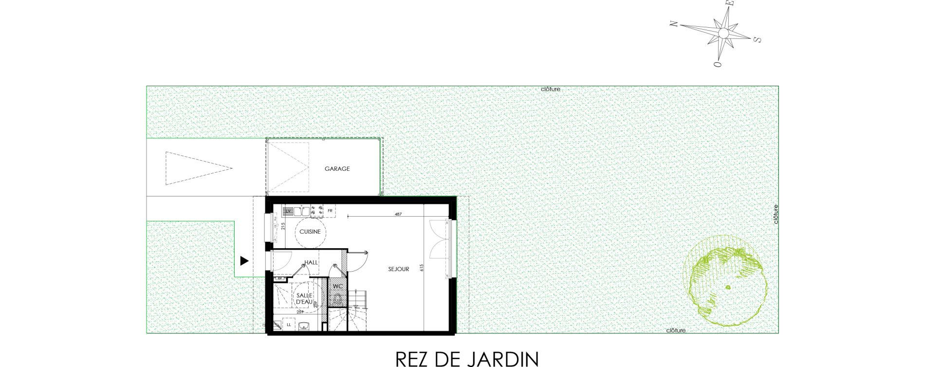 Maison T4 de 82,40 m2 &agrave; Rib&eacute;court-Dreslincourt Centre