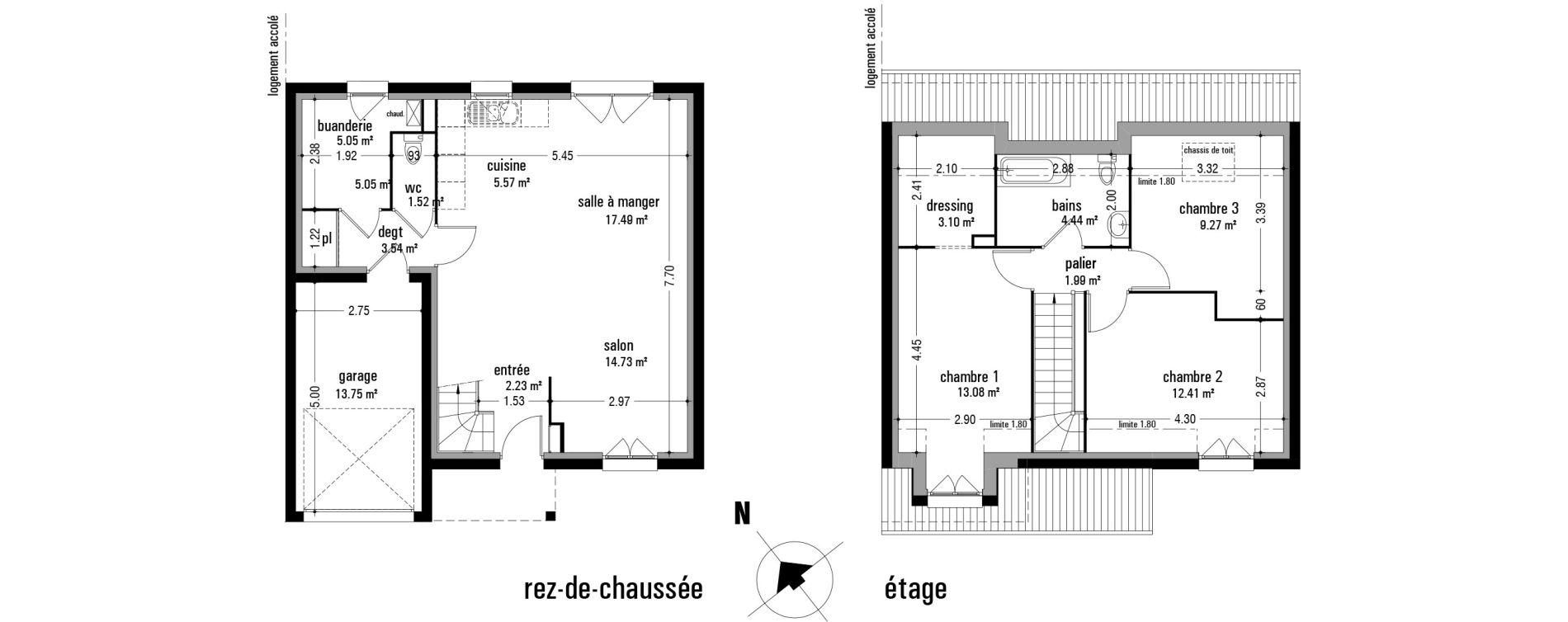 Maison T4 de 93,77 m2 &agrave; Anzin-Saint-Aubin Anzin st aubin