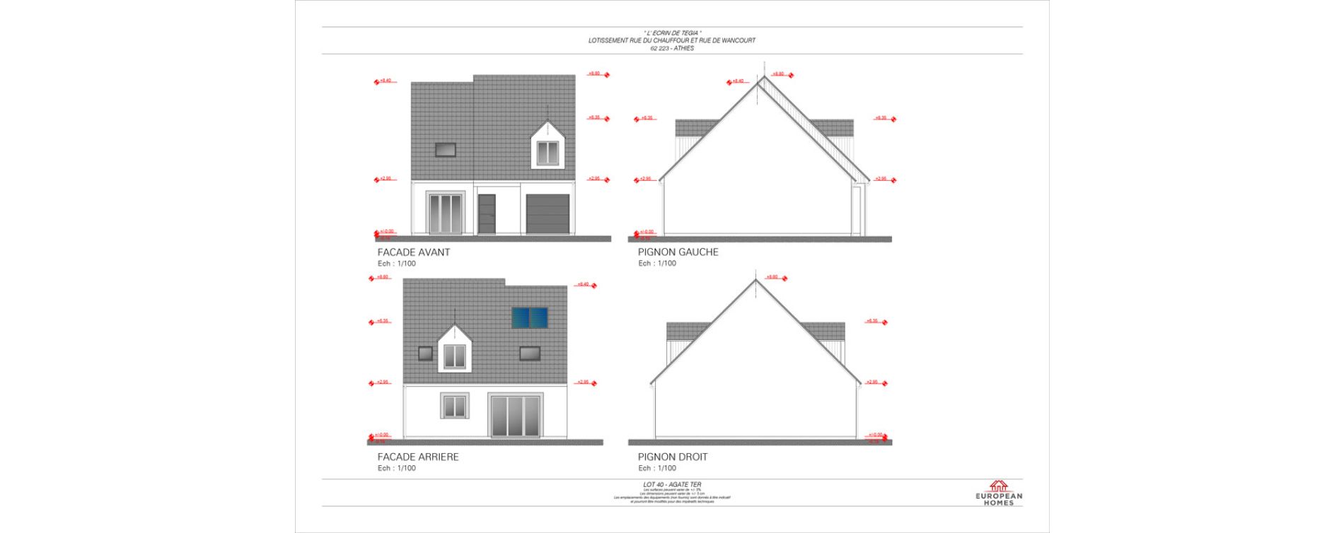 Maison T5 de 116,38 m2 &agrave; Athies Centre