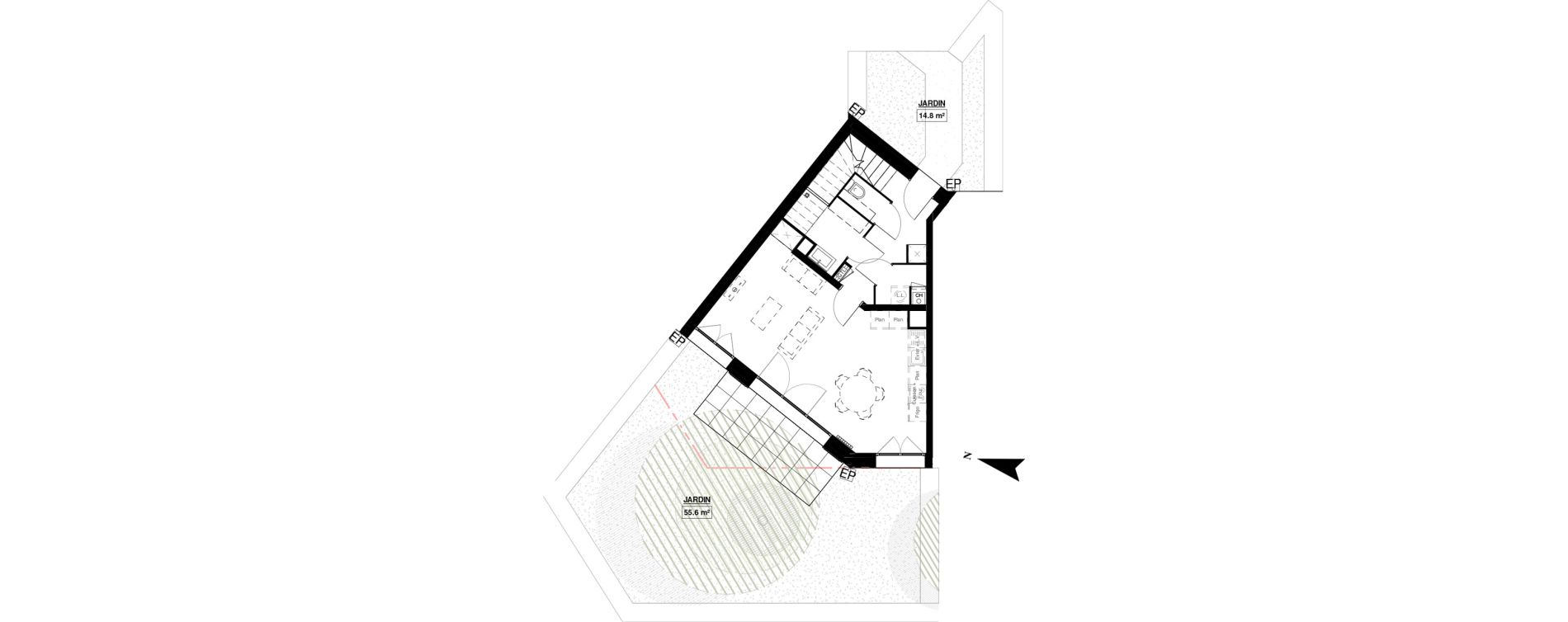 Appartement T4 de 110,00 m2 &agrave; Berck Mairie - la vigogne