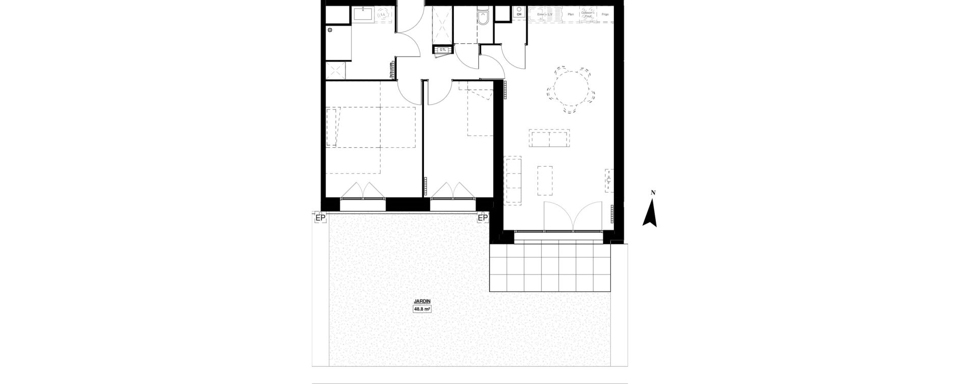 Appartement T3 de 67,50 m2 &agrave; Berck Mairie - la vigogne