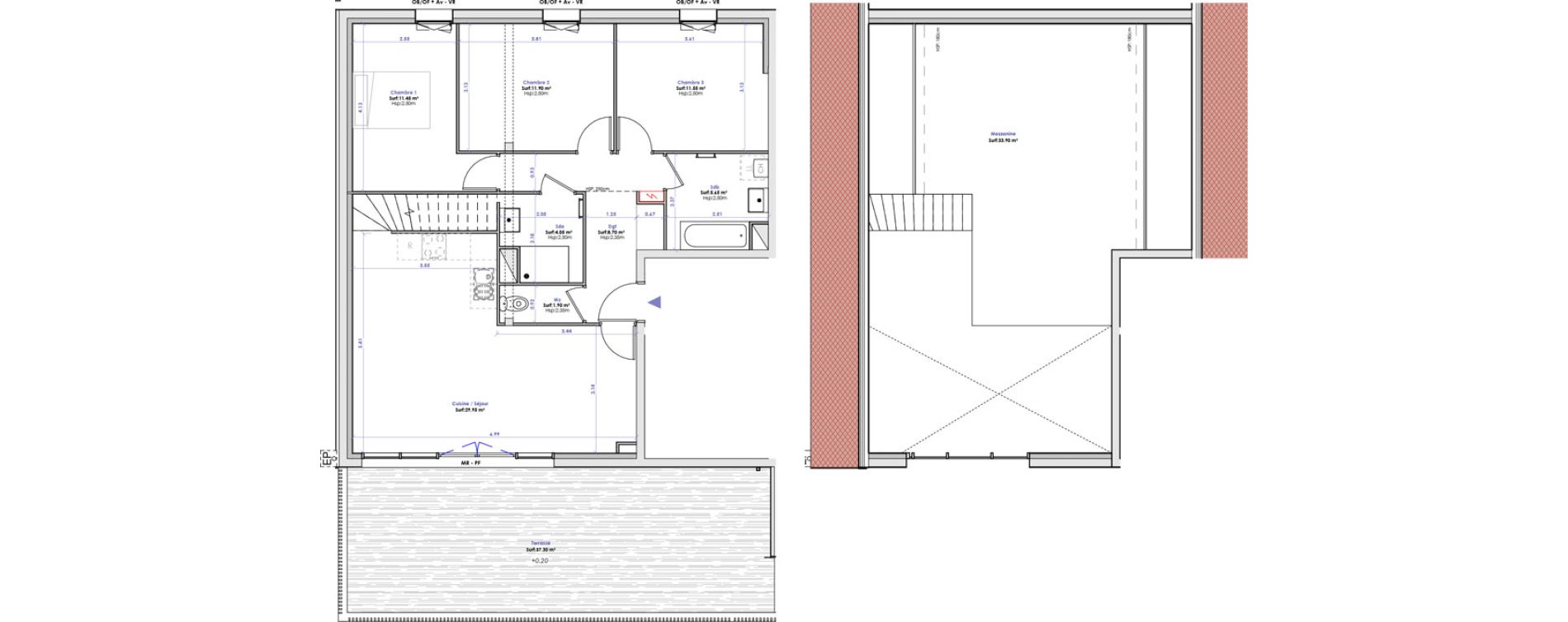 Appartement T4 de 119,00 m2 &agrave; Berck Plaine de l'eglise - plaine magnier