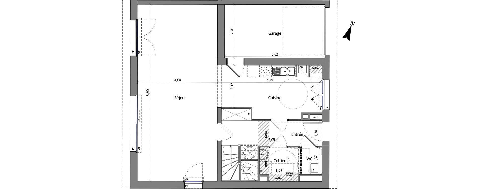 Appartement T5 de 120,00 m2 &agrave; Cucq Centre