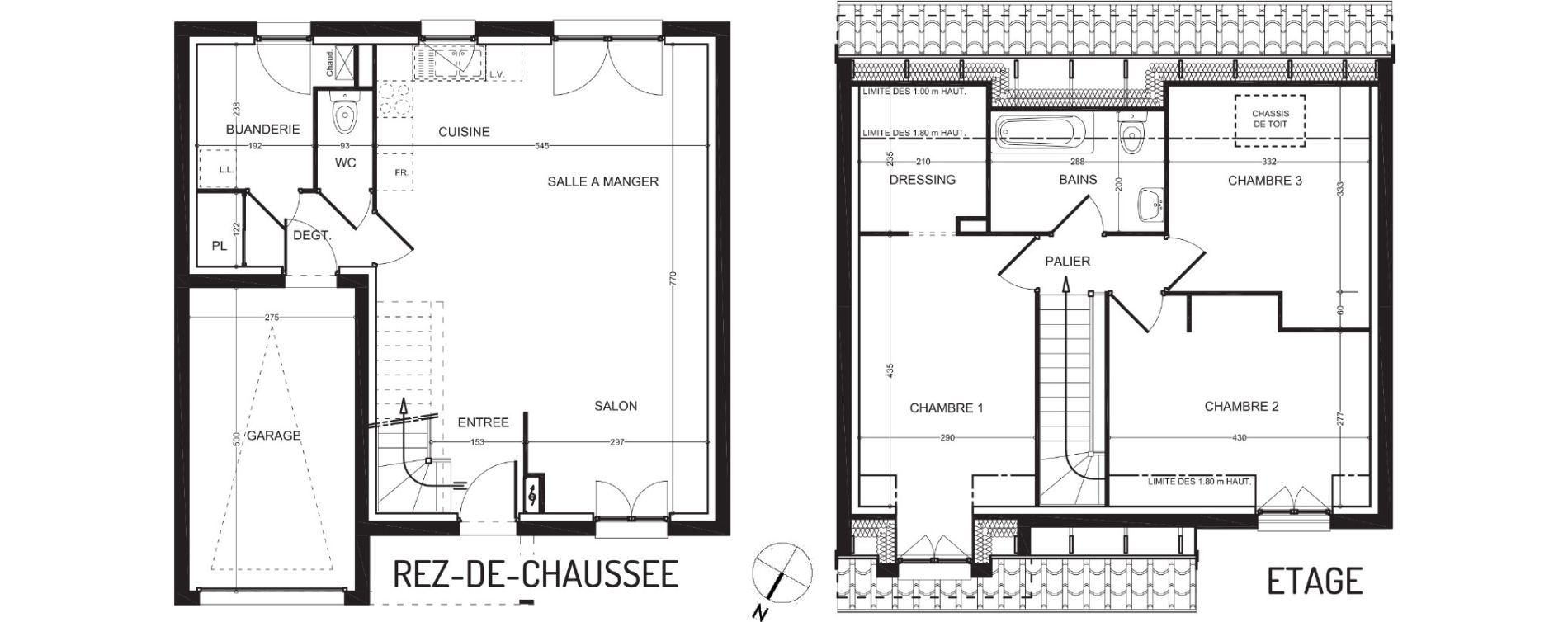 Maison T4 de 93,77 m2 &agrave; Fampoux Centre