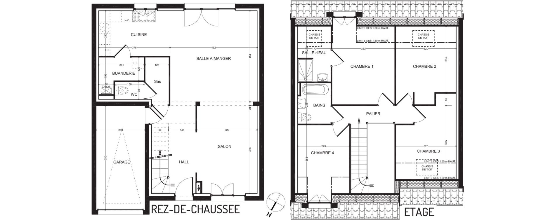 Maison T5 de 116,38 m2 &agrave; Fampoux Centre