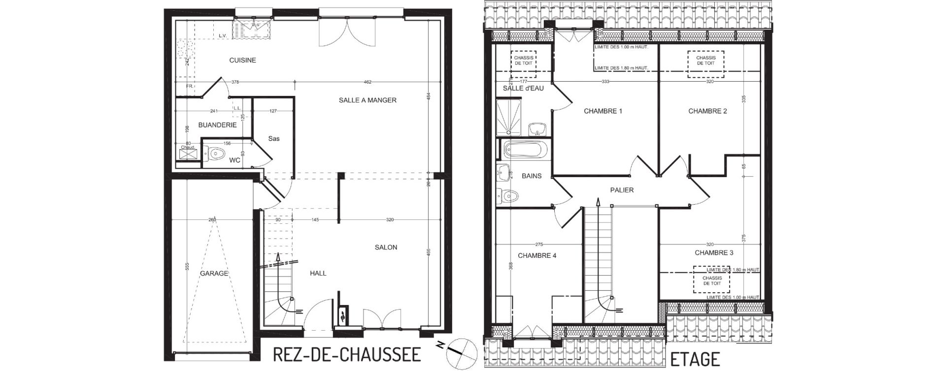 Maison T5 de 116,38 m2 &agrave; Fampoux Centre