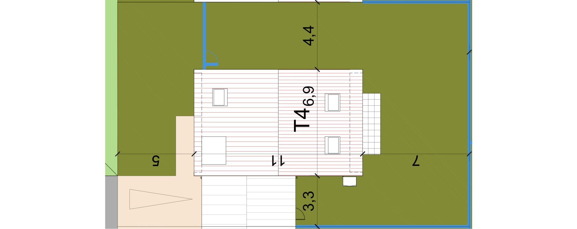 Appartement T4 de 87,87 m2 &agrave; Fleurbaix Centre