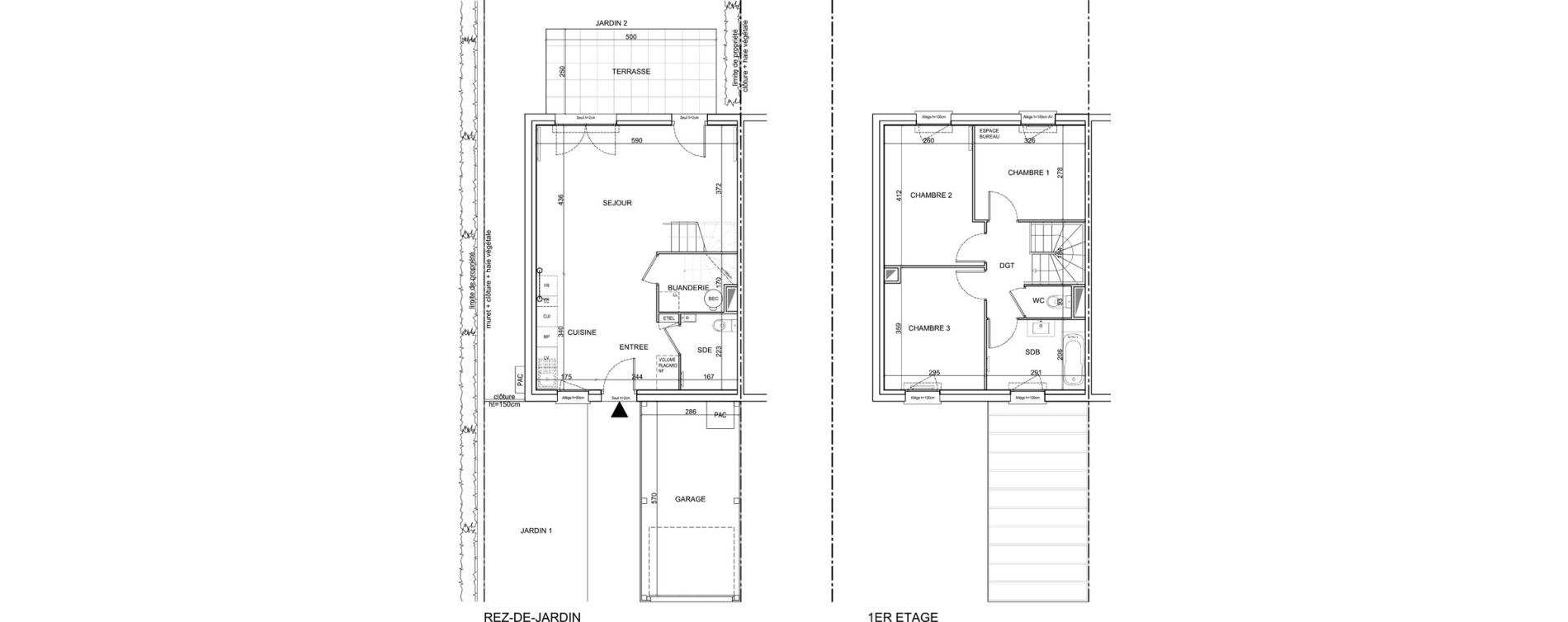 Appartement T4 de 83,94 m2 &agrave; Sainte-Catherine Centre