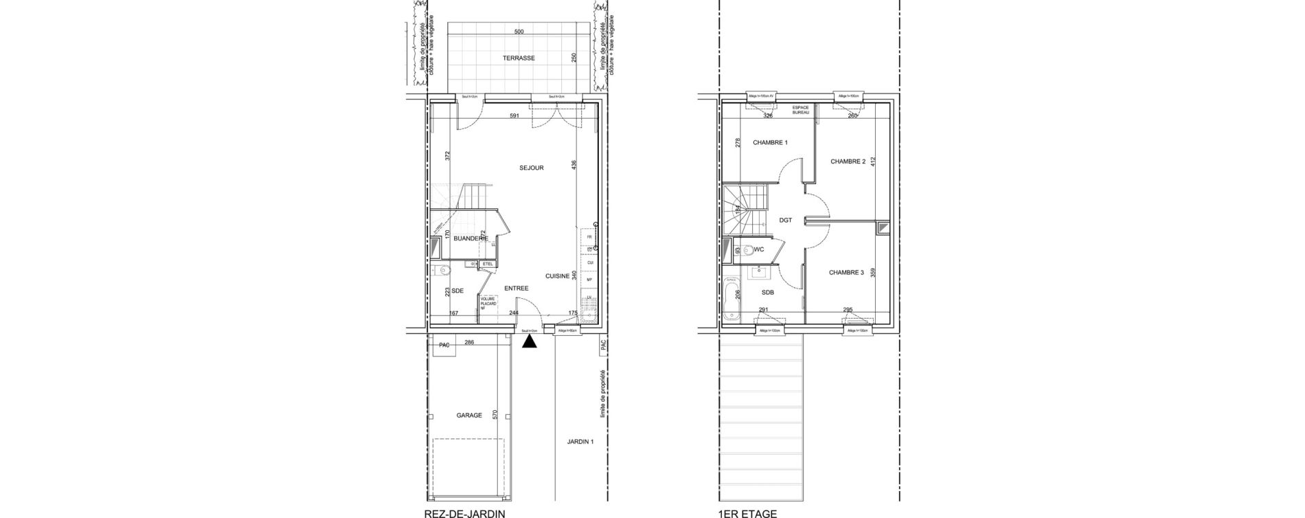 Appartement T4 de 83,94 m2 &agrave; Sainte-Catherine Centre