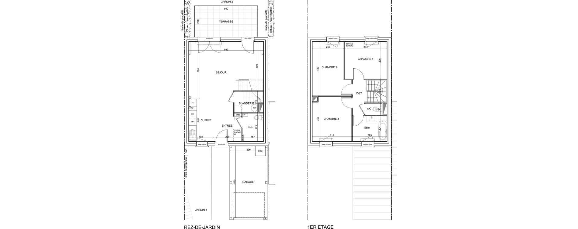 Appartement T4 de 86,15 m2 &agrave; Sainte-Catherine Centre