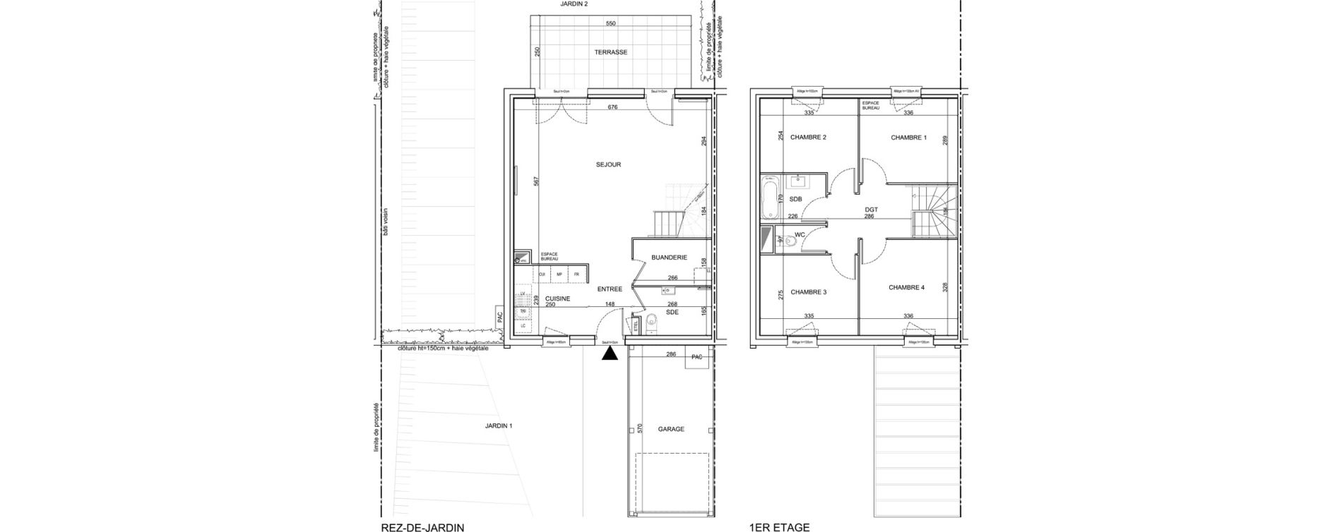 Appartement T5 de 101,68 m2 &agrave; Sainte-Catherine Centre