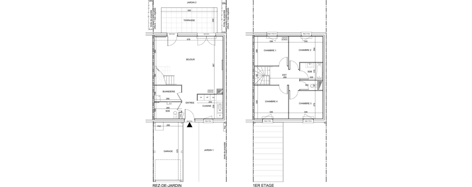 Appartement T5 de 101,68 m2 &agrave; Sainte-Catherine Centre