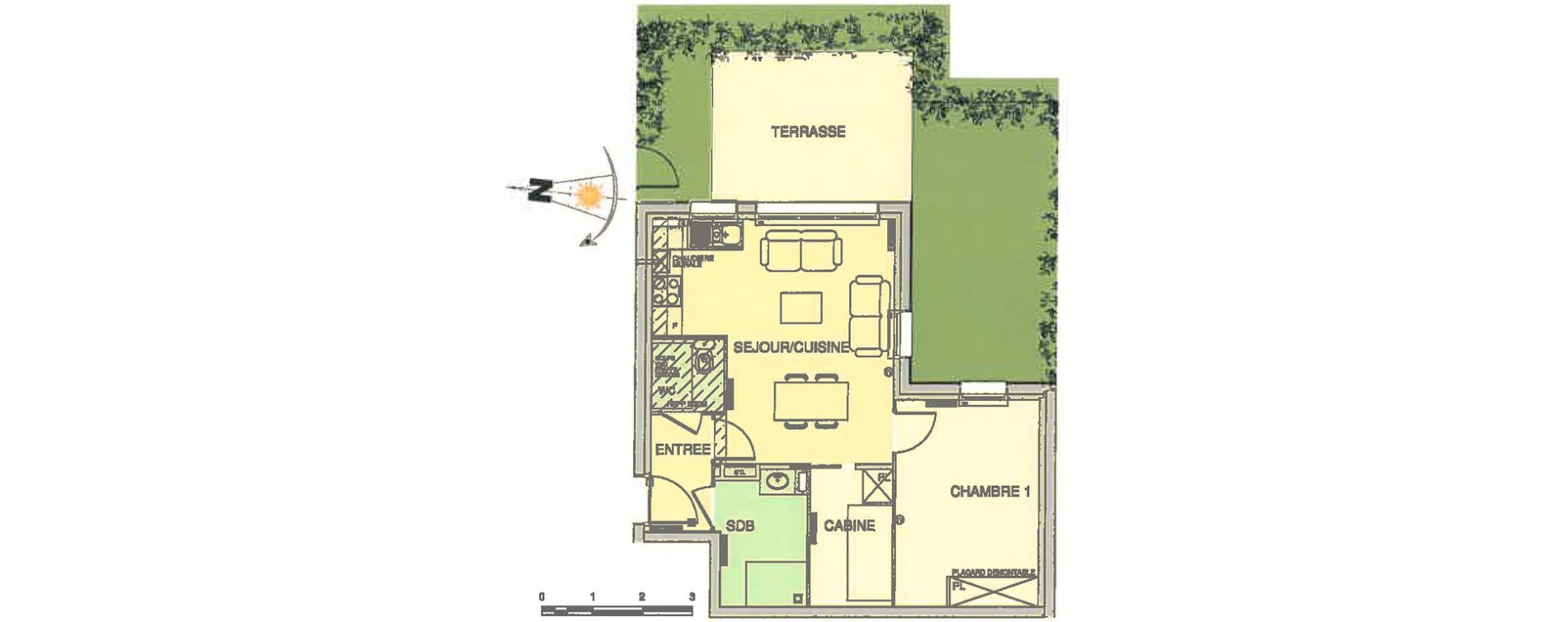 Appartement T2 de 45,90 m2 &agrave; Wimereux Centre