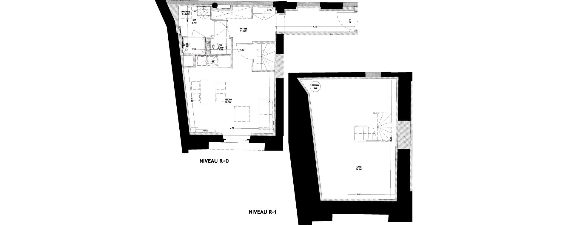 Appartement T1 de 32,70 m2 &agrave; Amiens Saint germain - les halles