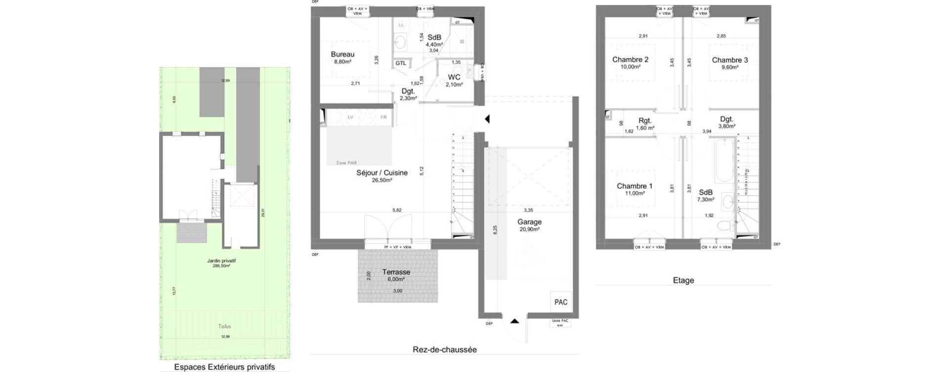 Maison T4 de 87,40 m2 &agrave; Saigneville Saint-valery-sur-somme