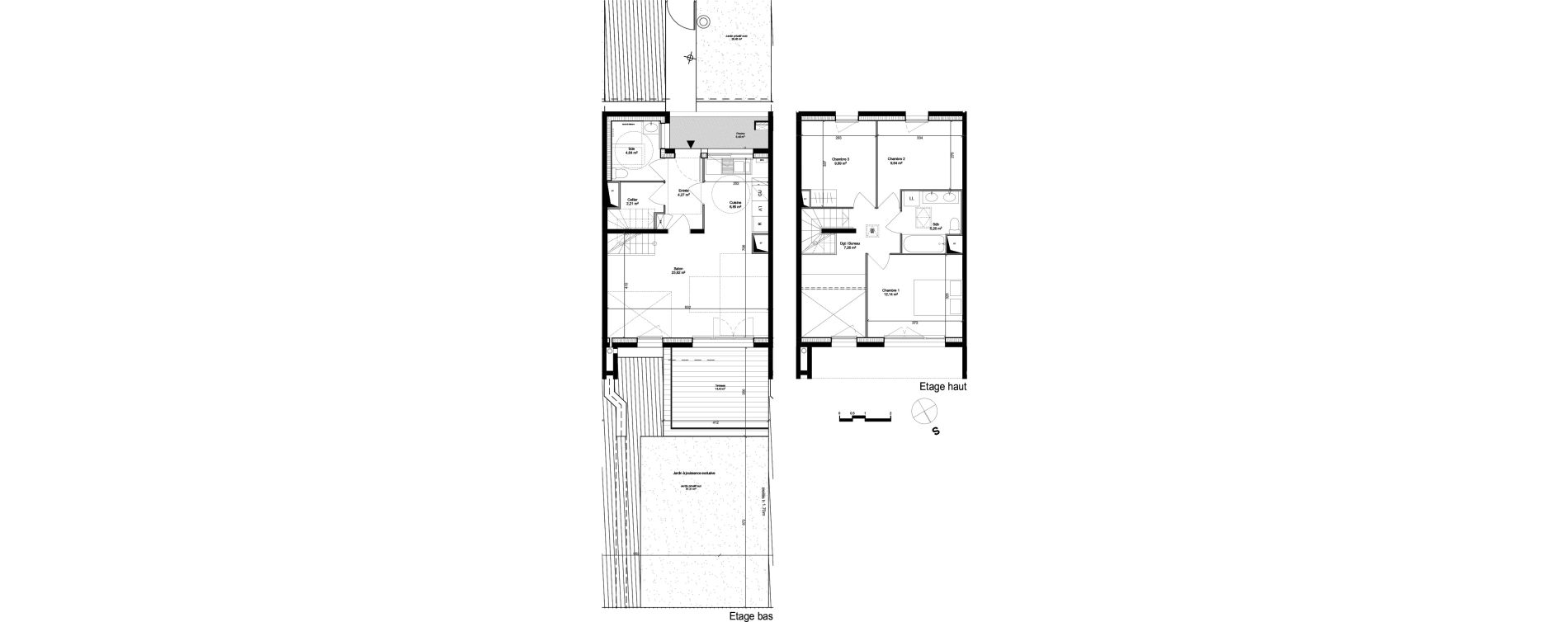 Maison T4 de 86,35 m2 &agrave; Arpajon Les belles vues