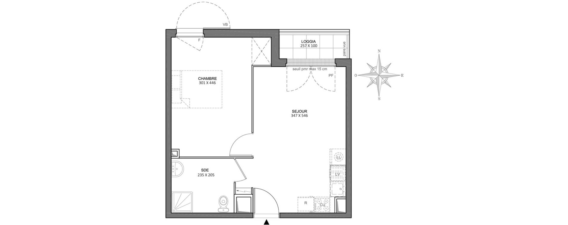 Appartement T2 de 38,40 m2 &agrave; Athis-Mons Centre