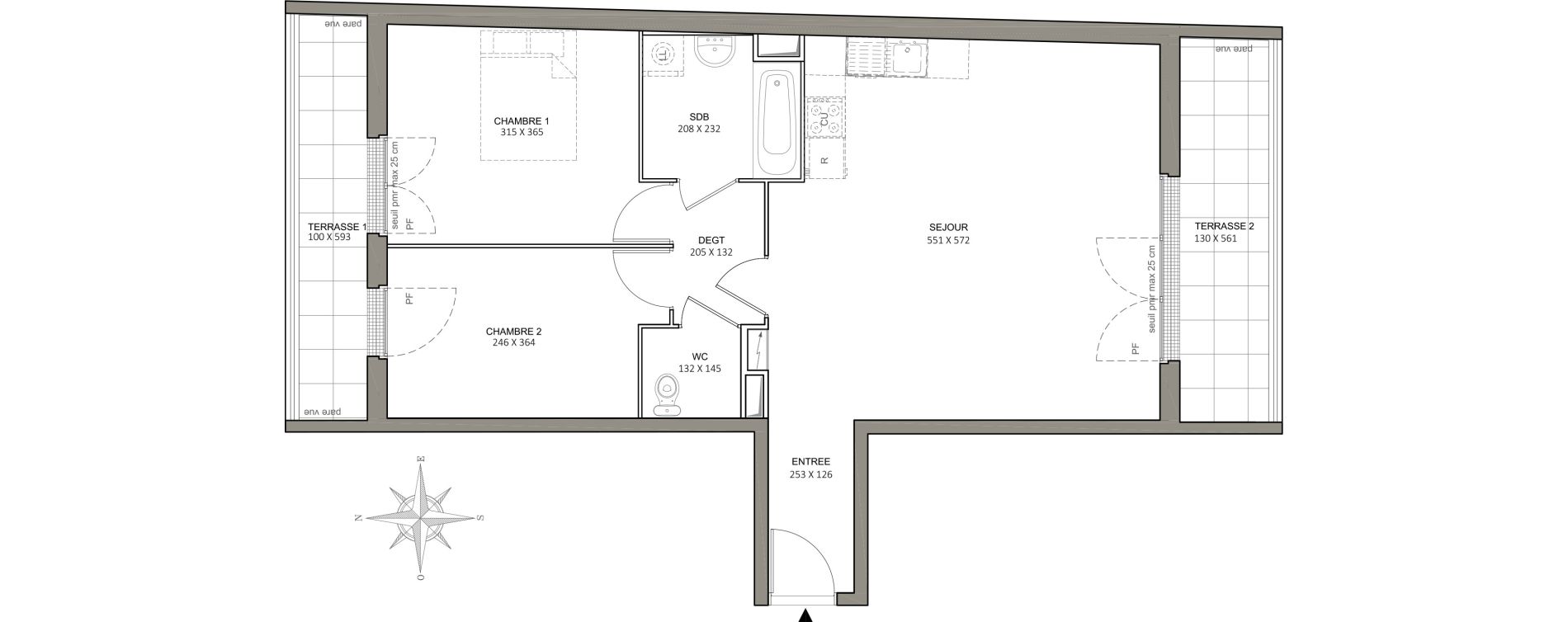 Appartement T3 de 65,40 m2 &agrave; Athis-Mons Centre