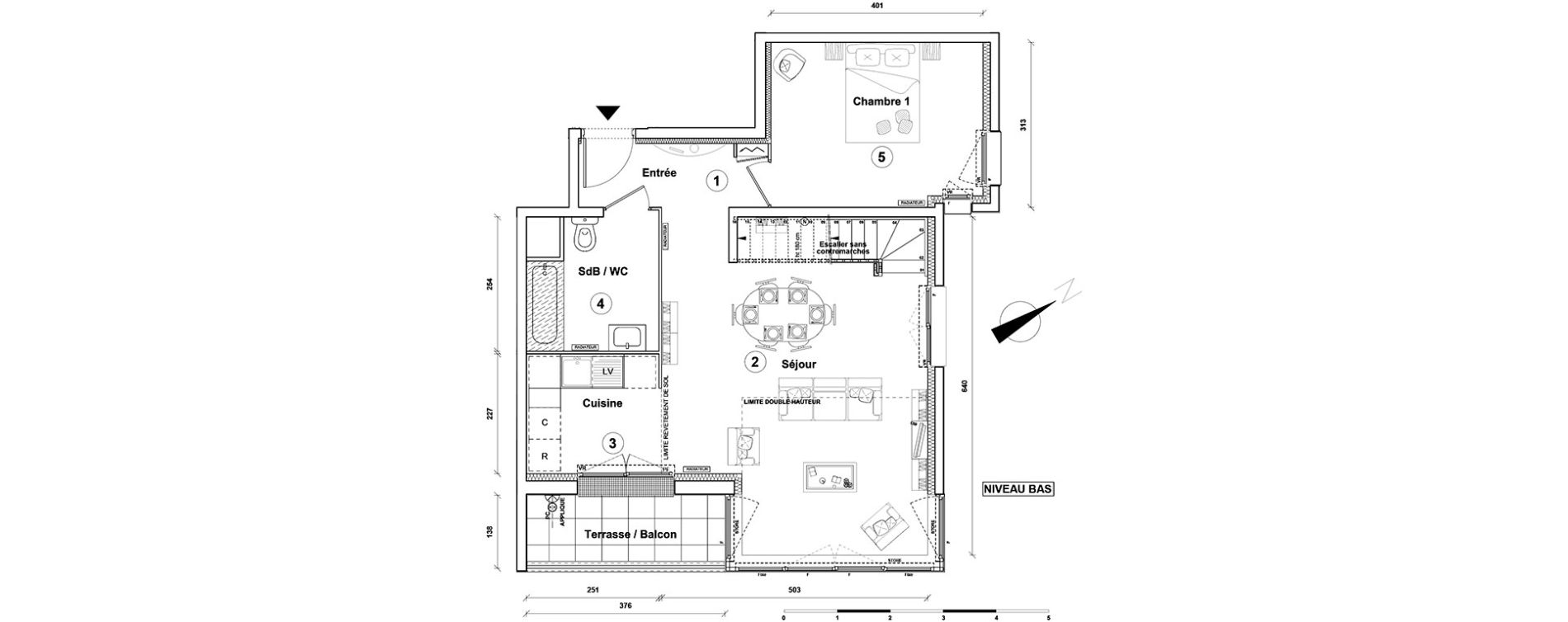 Duplex T4 de 89,40 m2 &agrave; Athis-Mons Centre