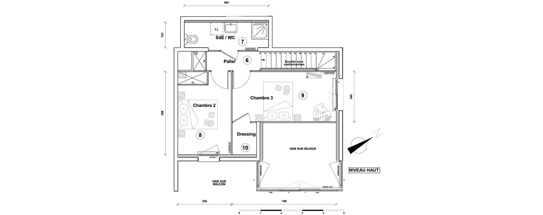 Duplex T4 de 89,40 m2 &agrave; Athis-Mons Centre