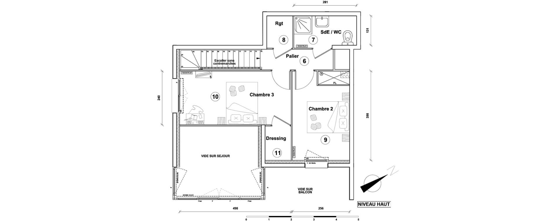 Duplex T4 de 91,10 m2 &agrave; Athis-Mons Centre