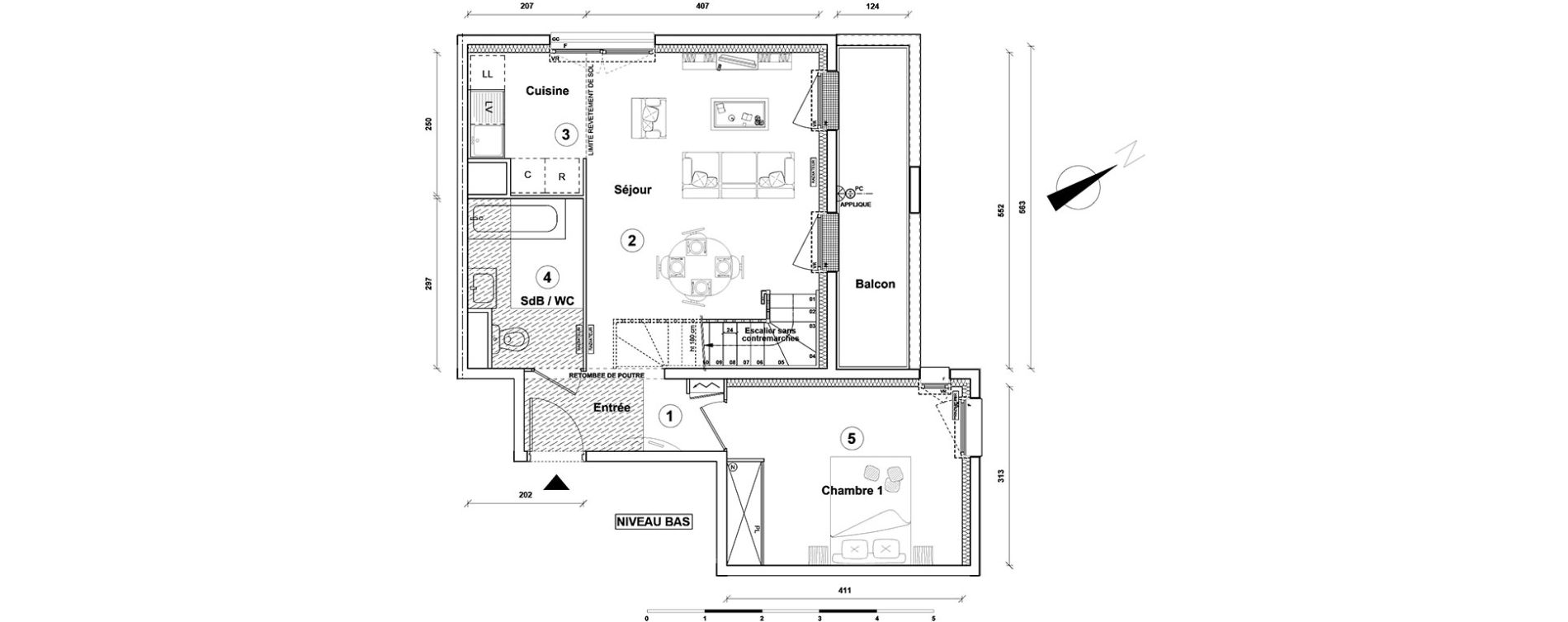 Duplex T4 de 80,80 m2 &agrave; Athis-Mons Centre