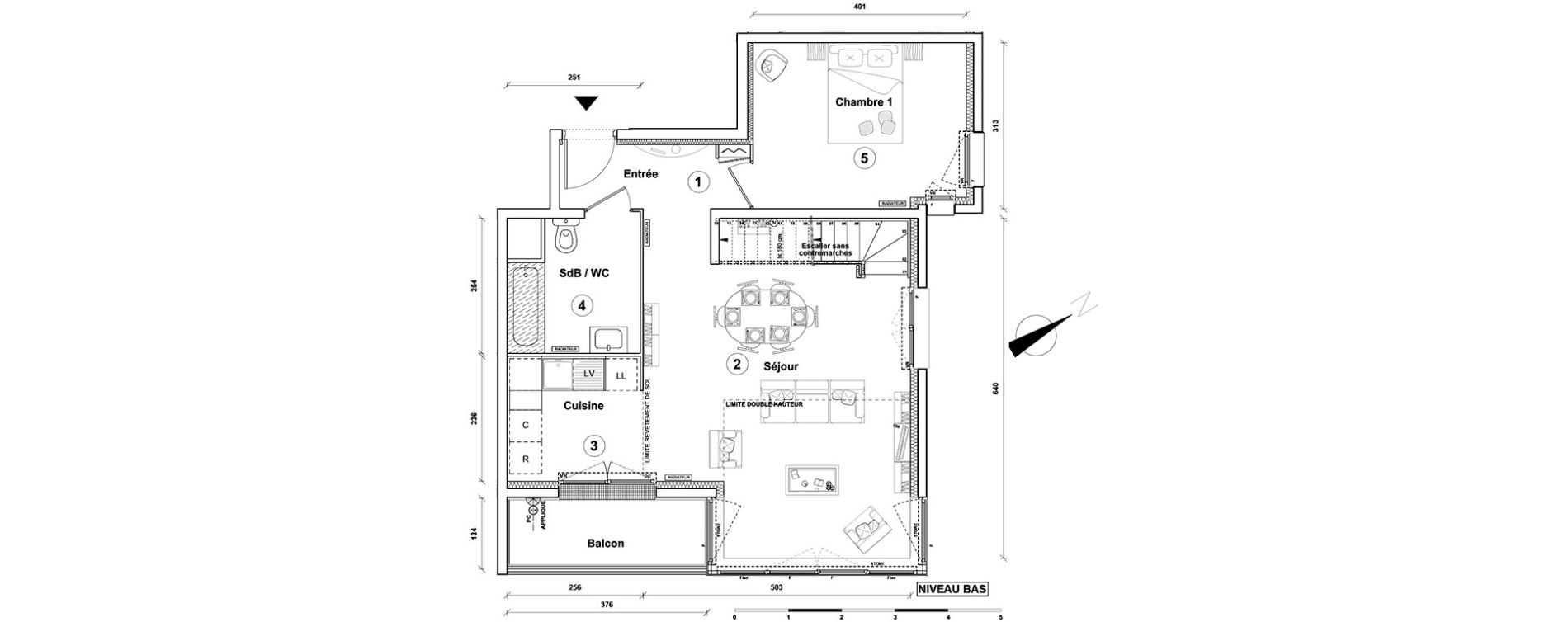 Duplex T5 de 102,60 m2 &agrave; Athis-Mons Centre